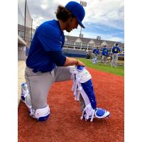 Green Bay Booyah catcher Blaise Maris