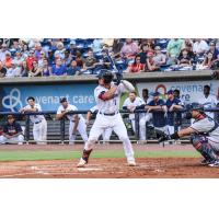 Ben Rortvedt of the Pensacola Blue Wahoos at bat