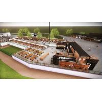 Overview of Leinenkugel's Hop Yard at Routine Field