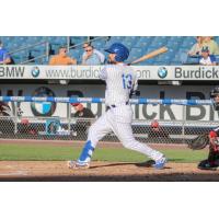 Luis Guillorme of the Syracuse Mets reached base three times on Thursday night