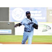Somerset Patriots pitcher Ryan Kussmaul