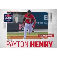 Carolina Mudcats catcher Payton Henry