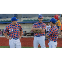 Green Bay Booyah talk before the game