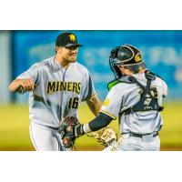 Sussex County Miners pitcher Frank Duncan following his no-hitter