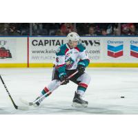 Kelowna Rockets defenceman Kaedan Korczak