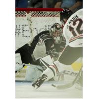 Vancouver Giants goaltender Trent Miner