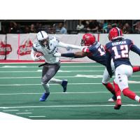 Baltimore Brigade wide receiver Milton Williams runs against the Washington Valor