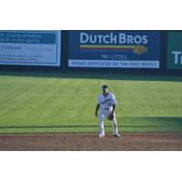Tri-City Dust Devils shortstop Reinaldo Ilarraza