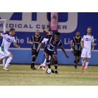 Las Vegas Lights FC with possession against OKC Energy FC