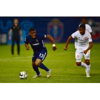 Forward Oliver White with Memphis 901 FC