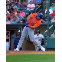 Tim Tebow had two hits, including a home run, and scored two runs for the Syracuse Mets on Tuesday night