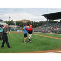 Dwier Brown at the Rochester Red Wings 
