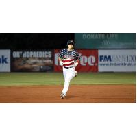 Tim Millard of the Burlington Bees rounds the bases