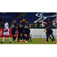 Memphis 901 FC celebrates a goal