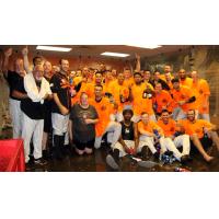 Long Island Ducks celebrate first half Liberty Division Title
