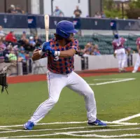Green Bay Booyah catcher Blaise Maris
