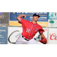 Hagerstown Suns pitcher Reid Schaller