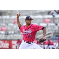 Pensacola Blue Wahoos pitcher Jorge Alcala