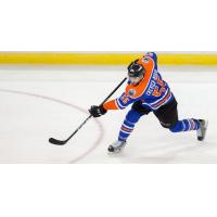 Defenseman Marc-Olivier Crevier-Morin with the Wichita Thunder