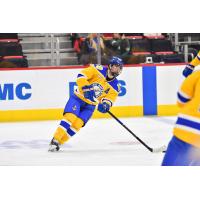 Center Anthony Nellis with Lake Superior State University