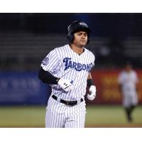 Leonardo Molina of the Tampa Tarpons rounds the bases
