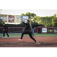 Chicago Bandits pitcher Rachele Fico delivers