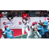 Washington Valor quarterback Arvell Nelson passes vs. the Philadelphia Soul