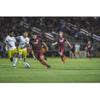 Sacramento Republic FC with possession against New Mexico United