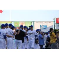 Infielder Ryan Court with the Sugar Land Skeeters