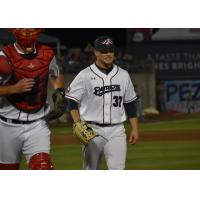 Somerset Patriots pitcher Rick Teasley