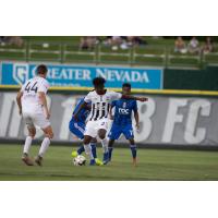 Colorado Springs Switchbacks FC with possession vs. Reno 1868 FC