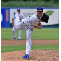 Drew Gagnon collected a career-high 13 strikeouts for the Syracuse Mets on Sunday afternoon