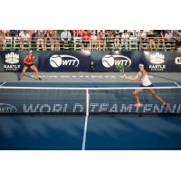 Nicole Melichar and Jennifer Brady of the Washington Kastles