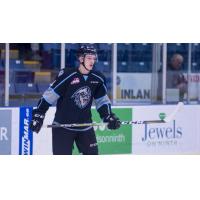 Defenseman Jordan Chudley with the Kootenay ICE