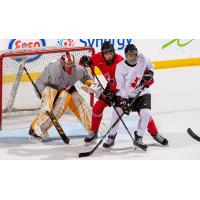 Justin Sourdif with Hockey Canada