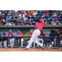Ivan De Jesus Jr. of the Pensacola Blue Wahoos