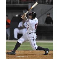 Trent Grisham with the Carolina Mudcats