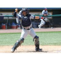 Somerset Patriots catcher Yovan Gonzalez