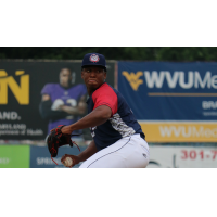 Hagerstown Suns pitcher Joan Adon worked five innings in the win