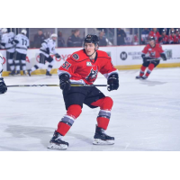 Forward Jakob Reichert with the Adirondack Thunder