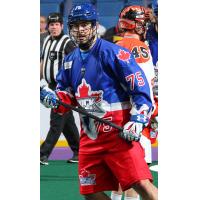 Defenseman Thorimbert with the Toronto Rock