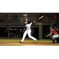 Francisco Del Valle homers for the Burlington Bees