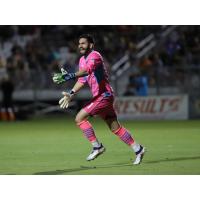 Las Vegas Lights FC goalkeeper Thomas Olsen had two key saves that kept Las Vegas in the game