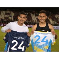 Las Vegas Lights FC forward Jose Villarreal and his brother Jaime Villarreal played against each other for the first time as pros