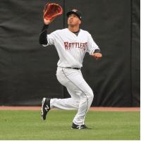 Trent Grisham with the Wisconsin Timber Rattlers in 2016