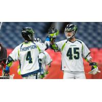 Chesapeake Bayhawks Lyle Thompson and Brendan Bomberry