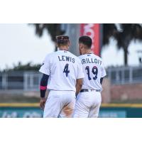 Royce Lewis and Alex Kirilloff of the Pensacola Blue Wahoos