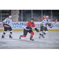 John Edwardh (center) with the Adirondack Thunder