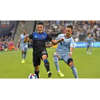 San Jose Earthquakes midfielder Cristian Espinoza