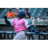 Rajai Davis hit a grand slam as part of a five-RBI performance on Sunday afternoon for the Syracuse Mets